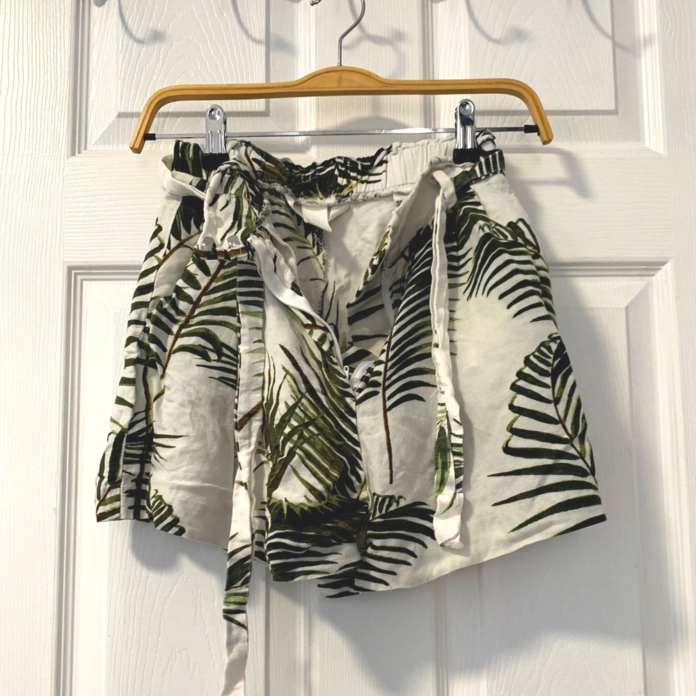 H&M Leafy Shorts